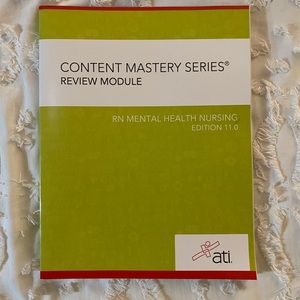 ATI Mental Health Nursing Review Book
